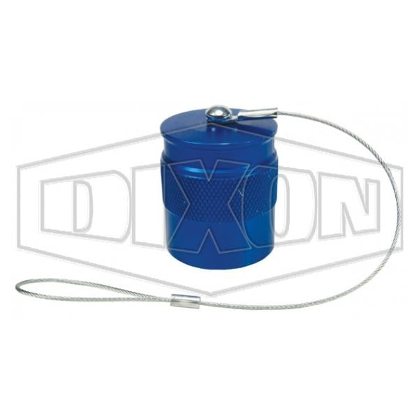 DQC VEP Dust Cap, 1-1/4 in Nominal, Aluminum, Domestic